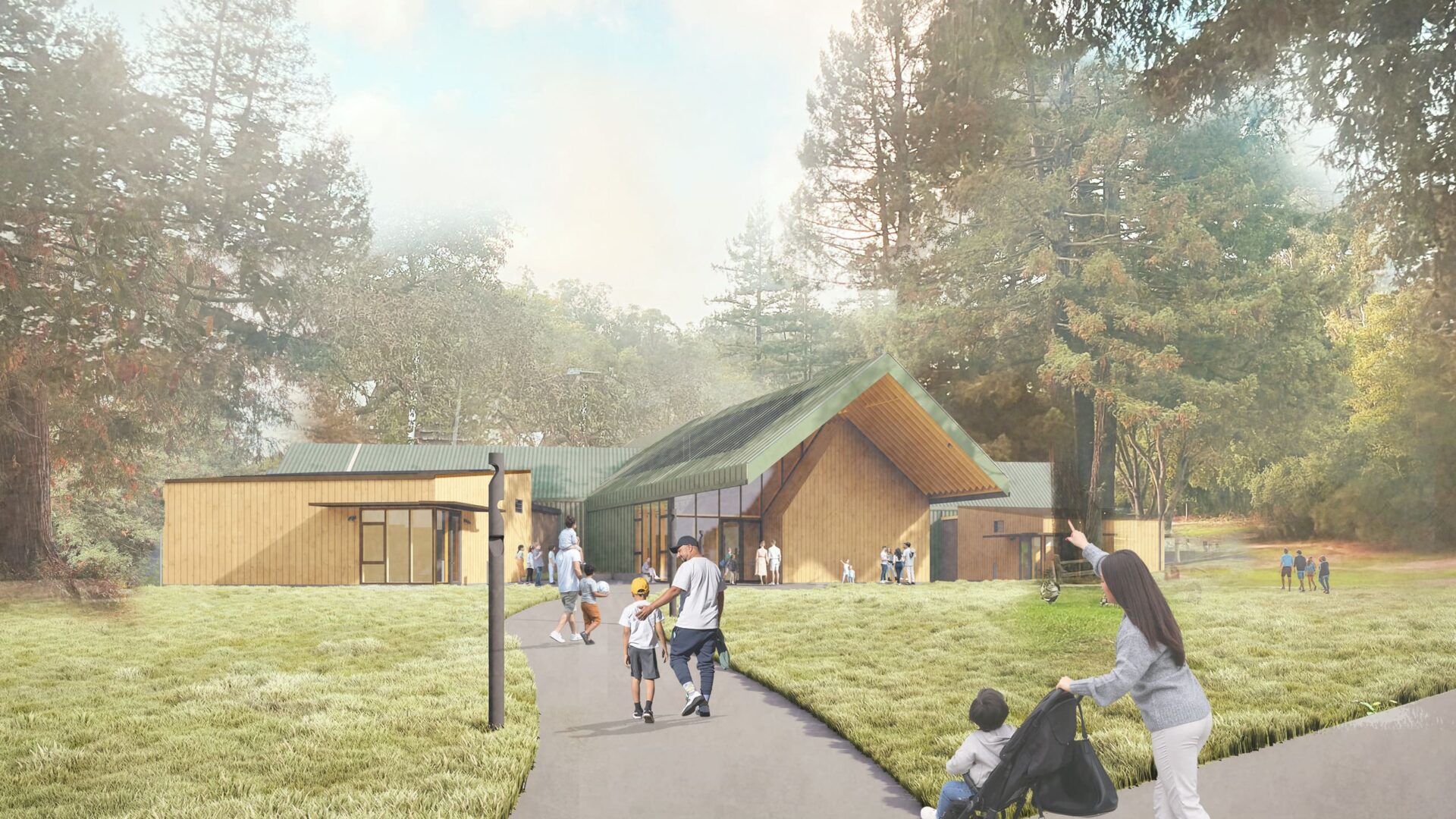 EHDD Tilden Nature Area Visitor Center arrival view