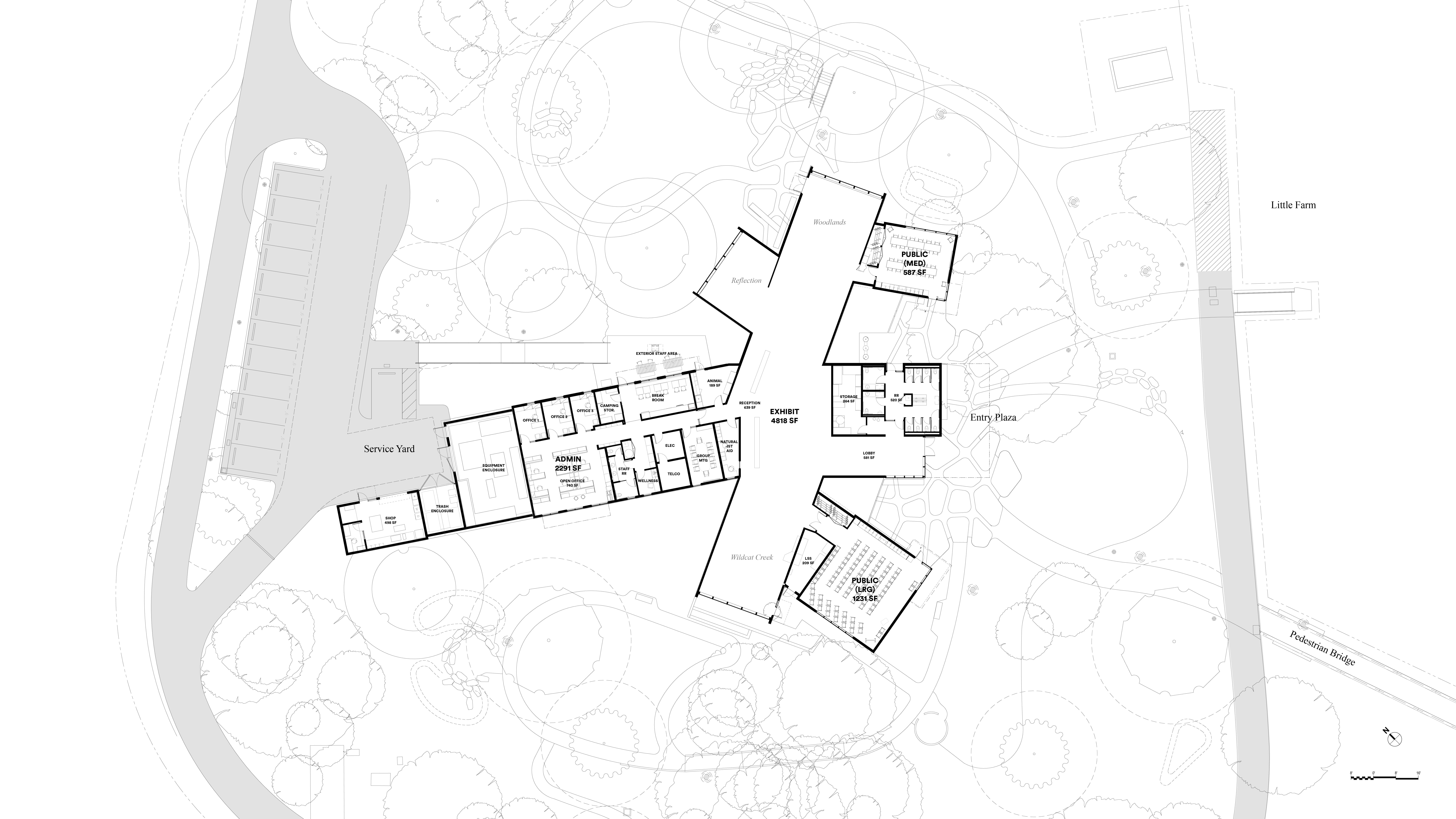 EHDD Tilden Nature Area Visitor Center floor plan