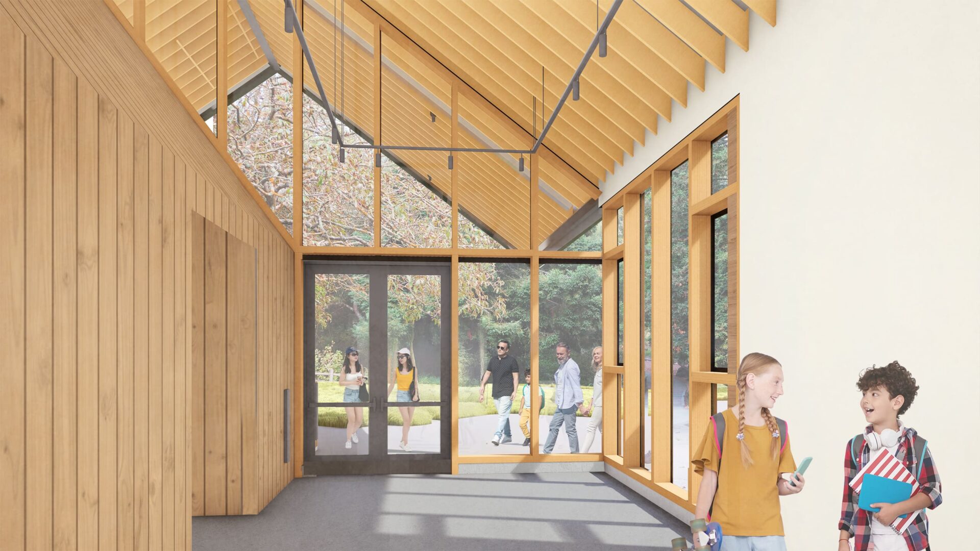 EHDD Tilden Nature Area Visitor Center lobby view