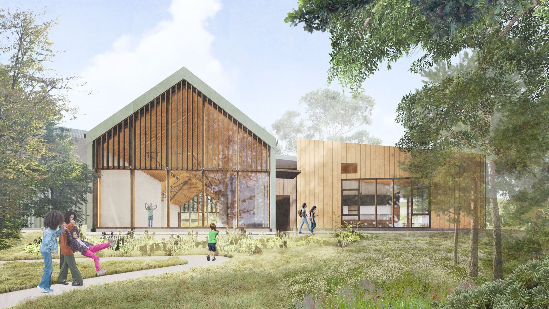 EHDD Tilden Nature Area Visitor Center water shed view