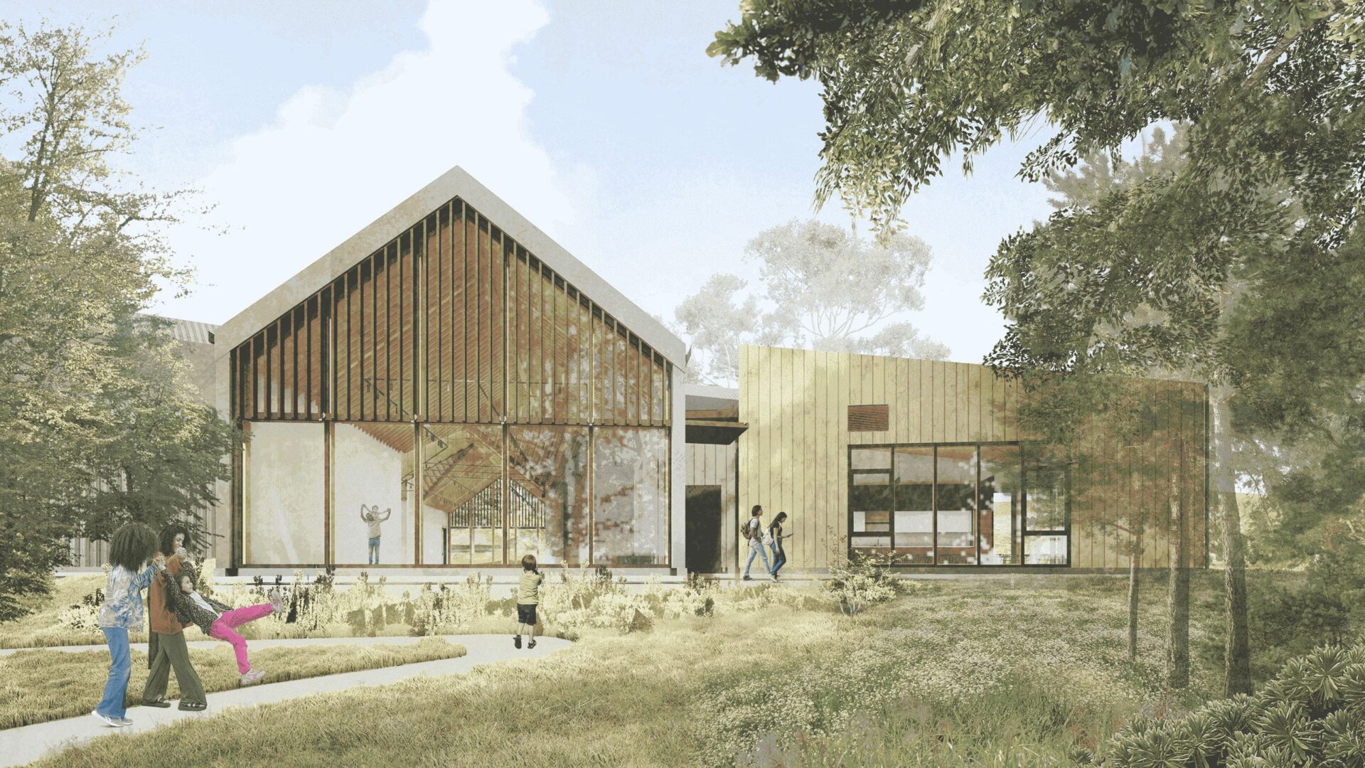 Rendering of watershed view